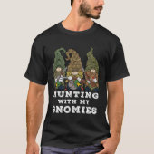 Jäger Gnome jagen mit meinen Gnomen auf der Jagd n T-Shirt (Vorderseite)