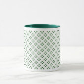 Jäger-Grün-Lotus-Quadrat Tasse (Zentrum)