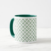 Jäger-Grün-Lotus-Quadrat Tasse (Vorderseite Links)