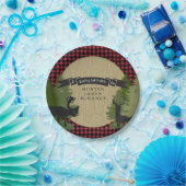 Jäger-Holzfäller-WaldwaldBaby-Dusche Pappteller (Party)