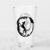Jäger Hunde Glass Hound Brille Personalisiert Glas (Vorderseite)