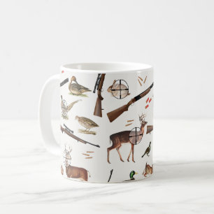 Jäger im Freien Muster Kaffeetasse