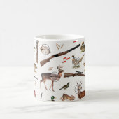 Jäger im Freien Muster Kaffeetasse (Mittel)