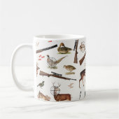 Jäger im Freien Muster Kaffeetasse (Links)