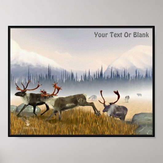 Jäger im Nebel Poster (Vorne)