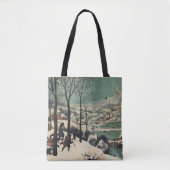 Jäger im Schnee, berühmtes Kunstwerk, Tasche (Vorderseite)