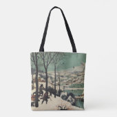 Jäger im Schnee, berühmtes Kunstwerk, Tasche (Rückseite)