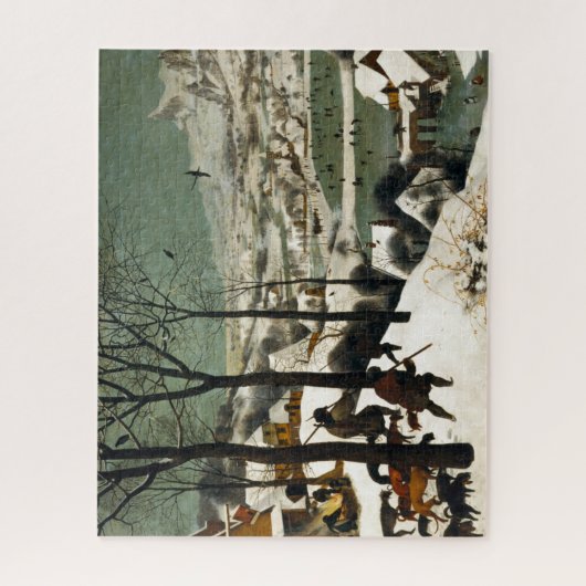 Jäger im Schnee durch Pieter Bruegel das Älteste Puzzle (Vertikal)
