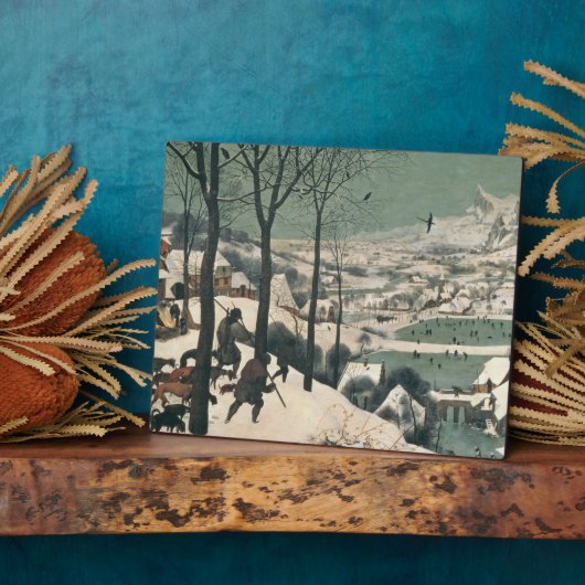 Jäger im Schnee - Januar 1565 Fotoplatte (Seite)