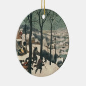 Jäger im Schnee - Januar 1565 Keramikornament (Rechts)