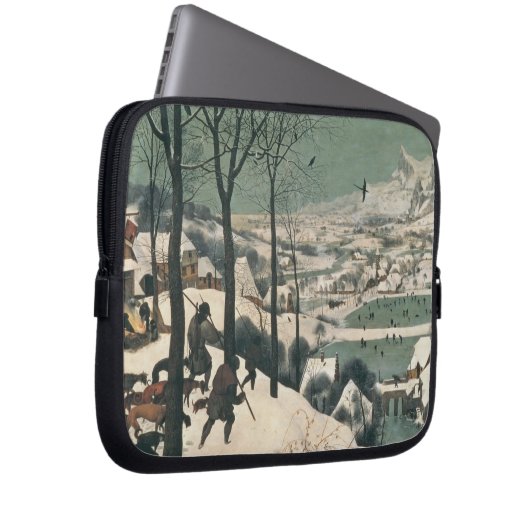 Jäger im Schnee - Januar 1565 Laptopschutzhülle (Vorne Rechts)
