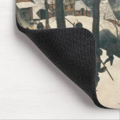 Jäger im Schnee - Januar 1565 Mousepad (Ecke)