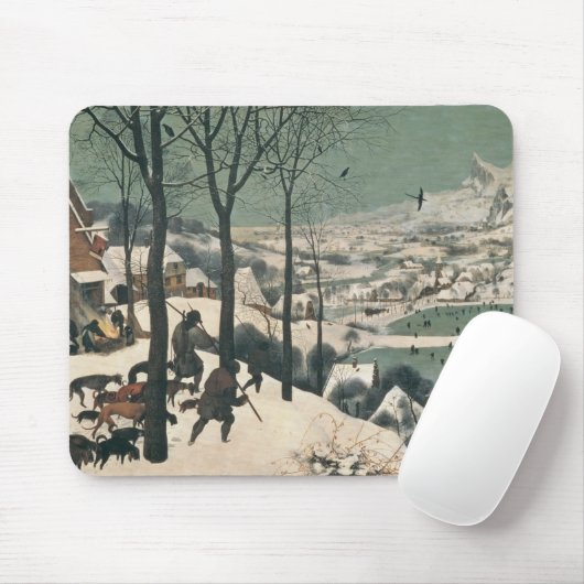 Jäger im Schnee - Januar 1565 Mousepad (Mit Mouse)