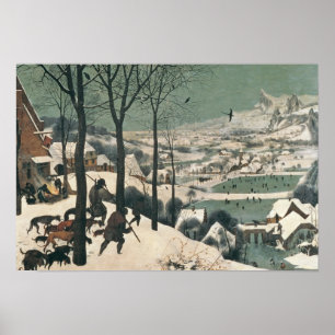 Jäger im Schnee - Januar 1565 Poster
