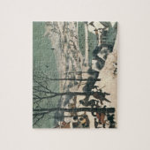 Jäger im Schnee - Januar 1565 Puzzle (Vertikal)