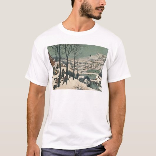 Jäger im Schnee - Januar 1565 T-Shirt (Vorderseite)