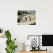 Jäger im Schnee oder die Wilderer Poster (Heimbüro)