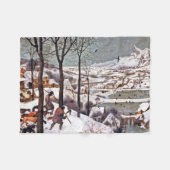 Jäger im Schnee, Pieter Bruegel der Ältere Fleecedecke (Vorderseite (Horizontal))
