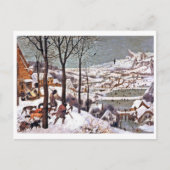 Jäger im Schnee, Pieter Bruegel der Ältere Postkarte (Vorderseite)