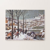 Jäger im Schnee, Pieter Bruegel der Ältere Puzzle (Horizontal)