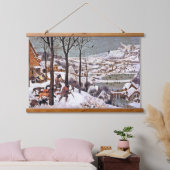 Jäger im Schnee, Pieter Bruegel der Ältere Wandteppich Mit Holzrahmen (Schlafzimmer)