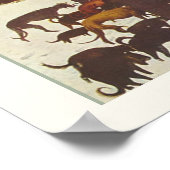 Jäger im Schnee Pieter Brueghel der Ältere 1565 Poster (Ecke)