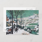 Jäger im Schnee von Bruegel Postkarte (Vorne/Hinten)