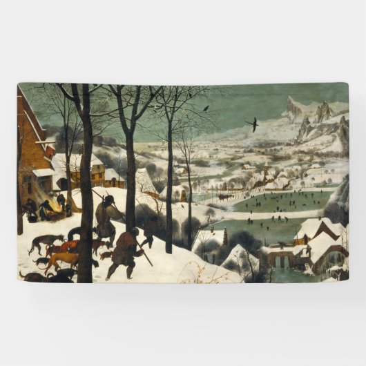 Jäger im Schnee (von Pieter Bruegel dem Älteren) Banner (Horizontal)