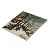 Jäger im Schnee (von Pieter Bruegel dem Älteren) Fliese (Seite)
