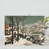 Jäger im Schnee (von Pieter Bruegel dem Älteren) Karte (Stehend Vorderseite)