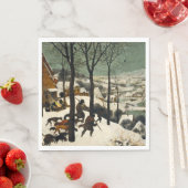 Jäger im Schnee (von Pieter Bruegel dem Älteren) Serviette (Beispiel)