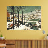 Jäger im Schnee von Pieter Bruegel der Ältere Leinwanddruck (Insitu (Wohnzimmer))