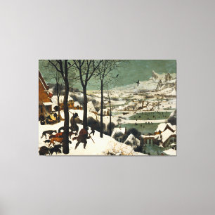 Jäger im Schnee von Pieter Bruegel der Ältere Leinwanddruck