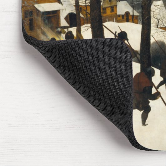 Jäger im Schnee von Pieter Bruegel der Ältere Mousepad (Ecke)