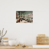 Jäger im Schnee von Pieter Bruegel Poster (Küche)