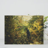 Jäger im Wald Karte (Stehend Vorderseite)