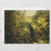 Jäger im Wald Karte (Vorderseite)