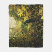 Jäger im Wald (von H.A. Brendekilde) Fleecedecke (Vorderseite)