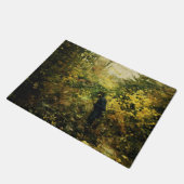 Jäger im Wald (von H.A. Brendekilde) Fußmatte (Schrägansicht)