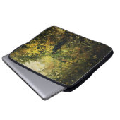 Jäger im Wald (von H.A. Brendekilde) Laptopschutzhülle (Vorne Knopf)