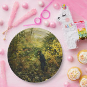 Jäger im Wald (von H.A. Brendekilde) Pappteller (Party)