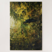 Jäger im Wald (von H.A. Brendekilde) Puzzle (Vertikal)