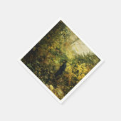 Jäger im Wald (von H.A. Brendekilde) Serviette (Ecke)
