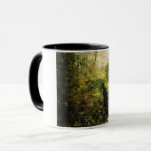 Jäger im Wald (von H.A. Brendekilde) Tasse (Vorderseite Links)