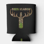 Jäger in der Biersaison - Geschenk für Jäger Dosenkühler (Rückseite)