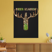 Jäger in der Biersaison - Geschenk für Jäger Leinwanddruck (Insitu (Wohnzimmer))