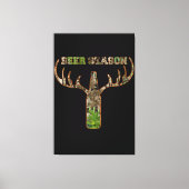 Jäger in der Biersaison - Geschenk für Jäger Leinwanddruck (Vorderseite)