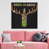 Jäger in der Biersaison - Geschenk für Jäger Leinwanddruck (Insitu (Wohnzimmer))