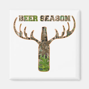 Jäger in der Biersaison - Geschenk für Jäger Magnet