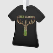 Jäger in der Biersaison - Geschenk für Jäger Ornament (Vorderseite)
